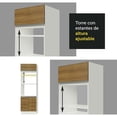 thumbnail image 4 of Cocina Integral Completa Madesa 350cm Glamy 01 - Blanco/Marrón, 4 of 9