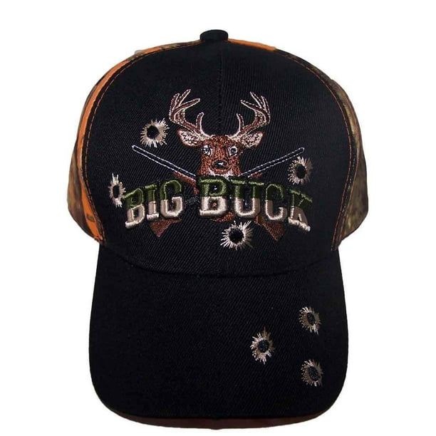 Big Buck Hunting Deer Embroidered Baseball Caps Hats (HUNTCAP107