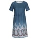 thumbnail image 4 of Vestidos Para Mujer Vestidos Casuales Estampado de Moda Causal Cuello Redondo Manga Corta Vestido Con Bolsillos de Vacaciones Odeerbi ODB158014, 4 of 6