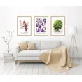 thumbnail image 3 of Illinois State Bird Northern Cardinal, State Tree White Oak, State Flower Violet, Set of 3 Poster Prints, Wall Art home Décor, 3 of 8