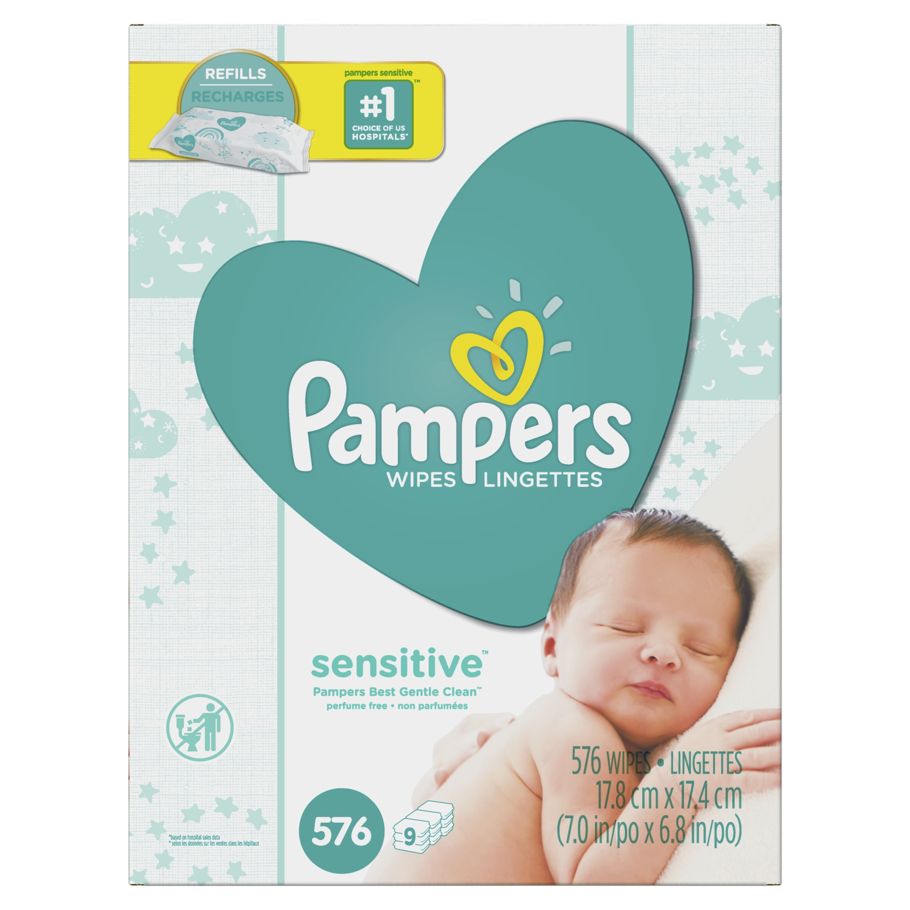 pampers sensitive baby wipes walmart