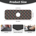 thumbnail image 2 of Sikiie Christmas Holiday Bowling Splash Guard for Sink Faucet-1 PC Super Absorbent Fast Drying Mat Sink Gadgets-Splash Guard for Kitchen, Sink Mat, 2 of 7