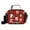 Cute Christmas Animals, variant on Insulated Lunch Bag 6L Leak-Proof Lunch Box with Shoulder Strap Multiple Pockets Lunch Tote Minimalist Christmas Lights Pattern
