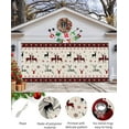 thumbnail image 2 of Christmas Garage Door Banner Cover 6 x 13 ft, Christmas Trees Snowflake Elks Black Red Plaid Buffalo Beige Christmas Garage Door Decorations Christmas Backdrop Decor for Winter New Year Xmas Party, 2 of 6