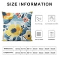 thumbnail image 5 of HENGT Watercolor Abstract Yellow Blue Flower Throw Pillow Covers Seamless Pattern Art Painting Square Pillowcases for Home Decor Sofa Car Bedroom Pillow case, 5 of 5