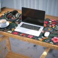 thumbnail image 3 of Long Mouse Pads for Desk,Pioneer Flower Floral Print Pattern Desk Mats on Top Of Desks, Desk Mouse Pad Extra Large with 3mm Non-Slip Base and Stitched Edge for Gaming,Office,Work,Home 35.4"x15.7", 3 of 6