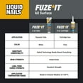thumbnail image 6 of Liquid Nails Fuze*It All Surface Construction Adhesive (LN-2000W), 5 oz, 6 of 8