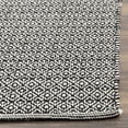 thumbnail image 3 of SAFAVIEH Montauk Audra Geometric Cotton Area Rug, Ivory/Black, 6' x 6' Square, 3 of 6