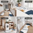 thumbnail image 5 of Orange Boho Abstract and Plant Pattern Kitchen Rugs Sets Of 3,Kitchen Runner Rugs Non Skid Washable,Decorative Kitchen Floor Mats for Kitchen,Sink,Laundry,17"x30"+ 17"x47" + 17"x59", 5 of 6