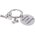 thumbnail image 3 of IBAOLEA My Story Is Just Beginning Key Chain Jewelry Charm Keychain Class Of 2019 Graduation Gift For Her And Him(silver color), 3 of 6
