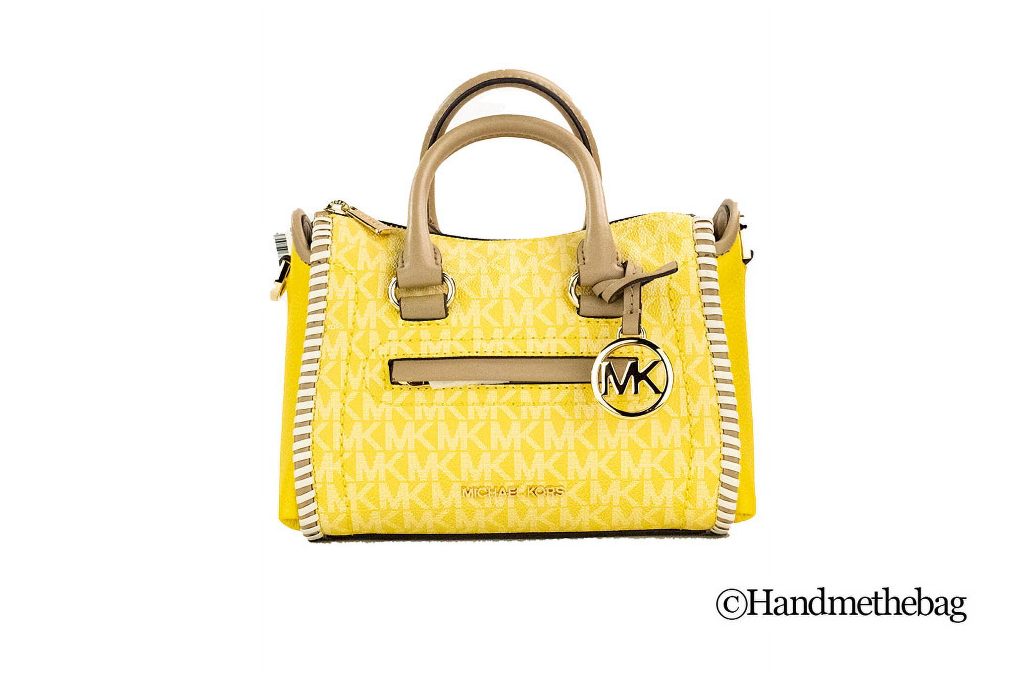 Michael kors best sale yellow crossbody purse