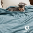 thumbnail image 4 of PHF Fleece King Blanket, Fuzzy Soft Lightweight Blankets for Bed, Sofa, Suitable for All Season, Dusty Blue, 108x90 inches, 4 of 7