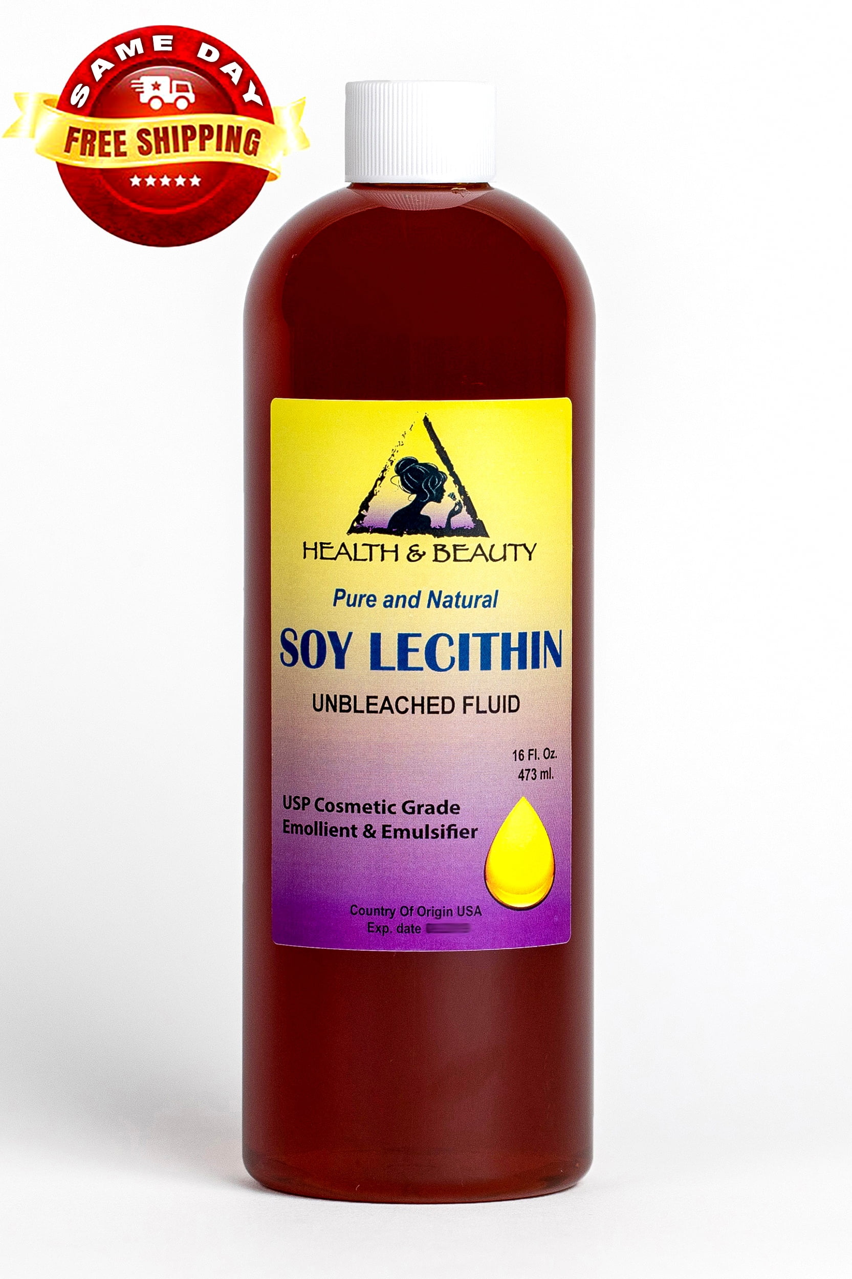 LECITHIN SOY UNBLEACHED FLUID LIQUID EMULSIFIER STABILIZER EMOLLIENT