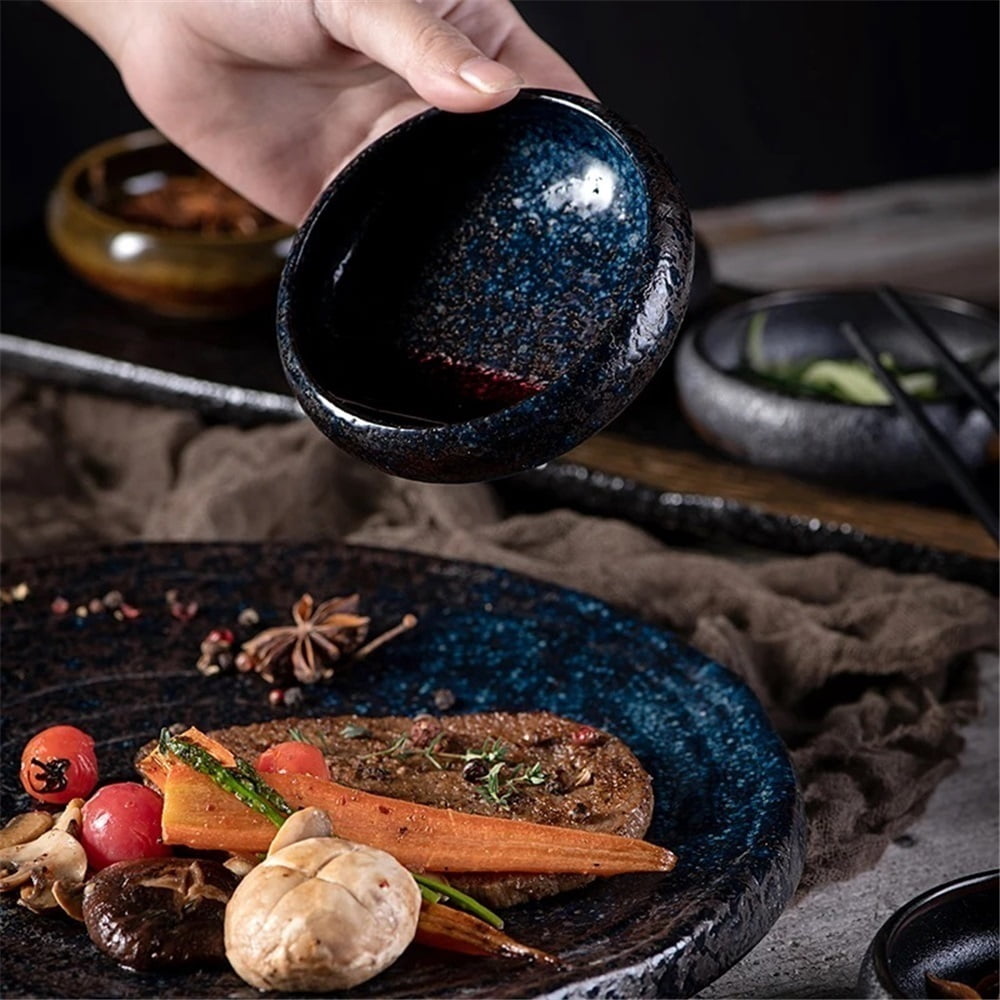 Soy Sauce Dipping Bowls, Ceramic Dipping Bowl, Dip Bowls Set Sauce Dish Tiny Bowls Side Dish