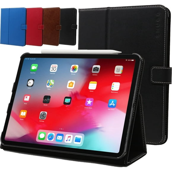 Snugg iPad Mini 6 Leather Case (2021 6th Generation) - Flip Stand Protective Cover for iPad Mini 6 Case Leather -