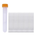 thumbnail image 1 of Shisuyan 20pcs Non-sharp Large-eye Stitching Needles for Leather Craft Projects with Storage Bottle, 1 of 8