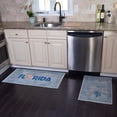 thumbnail image 2 of US States Design Non Skid Washable Kitchen Mats & Rugs Set of 2 - Multipurpose Low Pile Area Rugs - Set of 44 x 24 and 31.5 x 20 Inches Floor Mats, 2 of 7