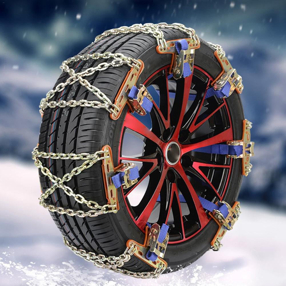 Ardorman Car Snow Chains, Tire Snow Chain Set, Snow Chains Emergency Anti  Slip Snow Tire Chains Anti-Skid Tire Chains Car Tyre Snow Chains For Truck
