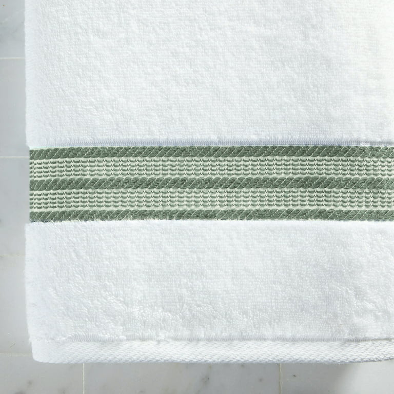 6pc Striped Bath Towel Set Red - Yorkshire Home