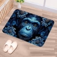 thumbnail image 5 of Monkey Polyester Non-Slip Indoor Carpet Kitchen Mat - Machine Washable Door Rug Chair Mat, 5 of 6
