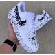 thumbnail image 2 of Air Force 1 Low Custom Cookies and Cream V2 White Black Shoes Art Mens Size 11.5, 2 of 6