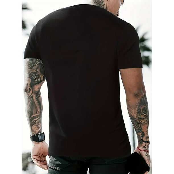 Camiseta negra humorística 