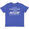 thumbnail image 3 of Inktastic Yeah My Godfather is Pretty Awesome Youth T-Shirt, 3 of 5