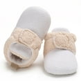 thumbnail image 7 of Krdevn Girls Boots - Baby Booties Warm Slippers Toddler Winter Boots with Non Bottom -Toddler Boots,Cowgirl Boots,Color:White,Size:12-18 Months, 7 of 7