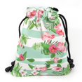 thumbnail image 3 of Bolsa de de cordón, bolsa de almacenamiento portátil para deportes, bolsa de accesorios de Golf de cuero PU para hombres y mujeres Flamenco DYNWAVEMX Bolsa de objetos de valor de golf, 3 of 8