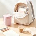 thumbnail image 5 of Tepsmf Macaron Color Rectangular Storage Box with Lid Desktop Plastic Small Organizer Container for Pens Crafts Desk Supplies, 5 of 6