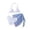 AB18 Blue, variant on Bainana Girls Floral Two Piece Swimwear Kids Bikini With Adjustable Straps And Full Coverage Bottoms Swimsuit For Beach Pool Red Size 7-8 Years