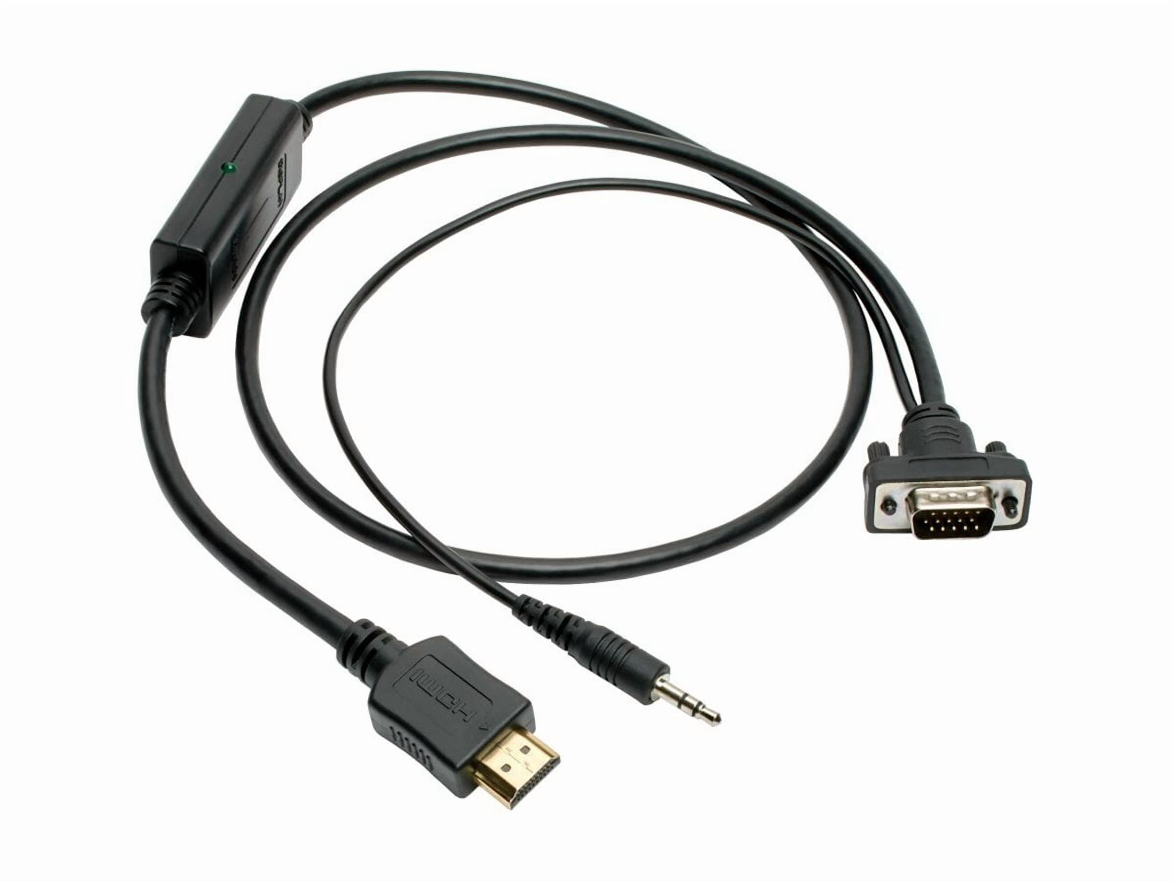 Tripp Lite 6ft HDMI to VGA Adapter Converter Cable Active + 3.5mm M/M 1080p