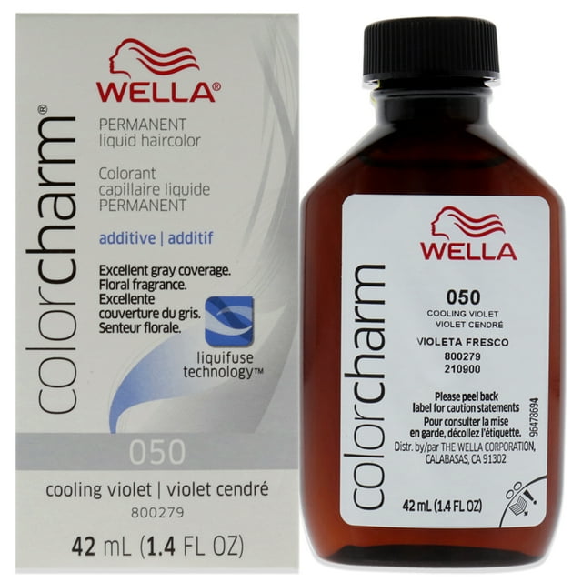 Tinte Líquido Permanente para Cabello Wella Color Charm - 050 Cooling Violet Additive 1,42 oz