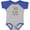 Baseball Heather and Royal, variant on Inktastic Oma and Opa Love Me Boys or Girls Baby Bodysuit