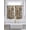 Brown, variant on Cobblestones Bathroom Window Curtain, Gravel Rock Natural Stones Pattern Art Light Filtering Coffee Kitchen Curtains, Bedroom Living Room Curtains 2 Panel 84"x45"