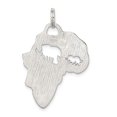 thumbnail image 4 of 925 Sterling Silver Afrique Continent Éléphant Collier Pendentif Animal Voyage Transport, 4 of 8