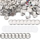 thumbnail image 1 of 600 Uds., Suministros para Hacer Botones en Blanco, 25Mm/1 Pulgada, Kit de FabricacióN de de BotóN Trasero, Piezas de Placa de Metal para MáQuina de FabricacióN de Botones, 1 of 8