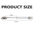thumbnail image 4 of Amortiguador hidráulico de gas para puertas elevadoras, muebles de armario, cocina, bisagra amortiguadora, 60N/6kg, 270mm, 4 unidades, 4 of 6