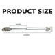 thumbnail image 4 of Amortiguador hidráulico de gas para puertas elevadoras, muebles de armario, cocina, bisagra amortiguadora, 60N/6kg, 270mm, 4 unidades, 4 of 6