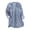 Blue, variant on Chaquetas De Mujer Women's Oversized Loose Boyfriend Denim Jacket Hooded Jean Jacket Loose Pocket Denim Jacket (Light Blue,L)