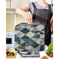 thumbnail image 2 of Navy Blue Geometric Stand Mixer Dust Cover with Storage Pocket & Handles, Abstract Modern Green Artwork Fits All Tilt Head & Bowl Lift Kitchen Appliance Cover Organizer Bag Accessories, 4.5-5 Quart, 2 of 6