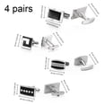 thumbnail image 3 of Jiibva 4Pairs/Set Cufflinks Set Fashion Shirt Cufflink Classic Business Shirt Cuff Links Elegant Tuxedo Cufflinks for Wedding Business, 3 of 7