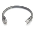 thumbnail image 2 of C2G 5ft Cat6 Snagless Unshielded (UTP) Ethernet Network Patch Cable - Gray, 2 of 5