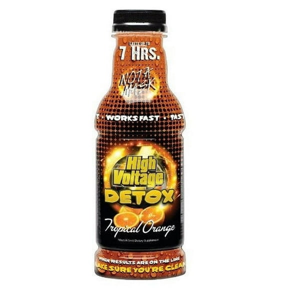 16oz High Voltage Detox - Tropical Orange