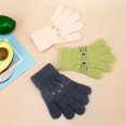 thumbnail image 1 of Winter Touch Screen Gloves Cute Cat Women Warm Stretch Knit Mittensfull Finger Female Crochet Thicken Outdoor Motorcycle WarmB He Qiyong unisex, 1 of 1