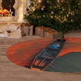 thumbnail image 6 of Picia Orange Net Fishing Boat Print Christmas Tree Skirt , Christmas Tree Skirt Ornaments for Merry Christmas Holiday Party Decorations Indoor Outdoor-30", 6 of 7