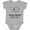 AC-Heather Grey, variant on Inktastic Mimi and Poppop Love Me Boys or Girls Baby Bodysuit
