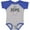 Heather and Royal, variant on Inktastic It's Home- State of Arkansas Outline Distressed Text Boys or Girls Baby Bodysuit