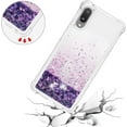 thumbnail image 5 of case for Samsung Galaxy A02 Case for Girls Women, Fashion Shiny Creativity Quicksand Flowing Liquid Floating Soft TPU Cover Glitter Cute Bling Clear Protective Case for Samsung Galaxy M02 RLS Purple, 5 of 14
