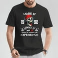 thumbnail image 2 of 1988 Years Of E-Perience 2025 T-Shirt Vintage Retro Classic 1980s Humor Tech Gift Tee Funny 1988 Birthday Shirt Years Of Experience 2025 Anniversary Present Men Women, 2 of 3